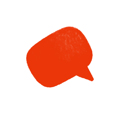 red chat bubble