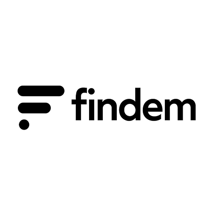 Findem company logo — Customer of My AskAI's AI customer support agents