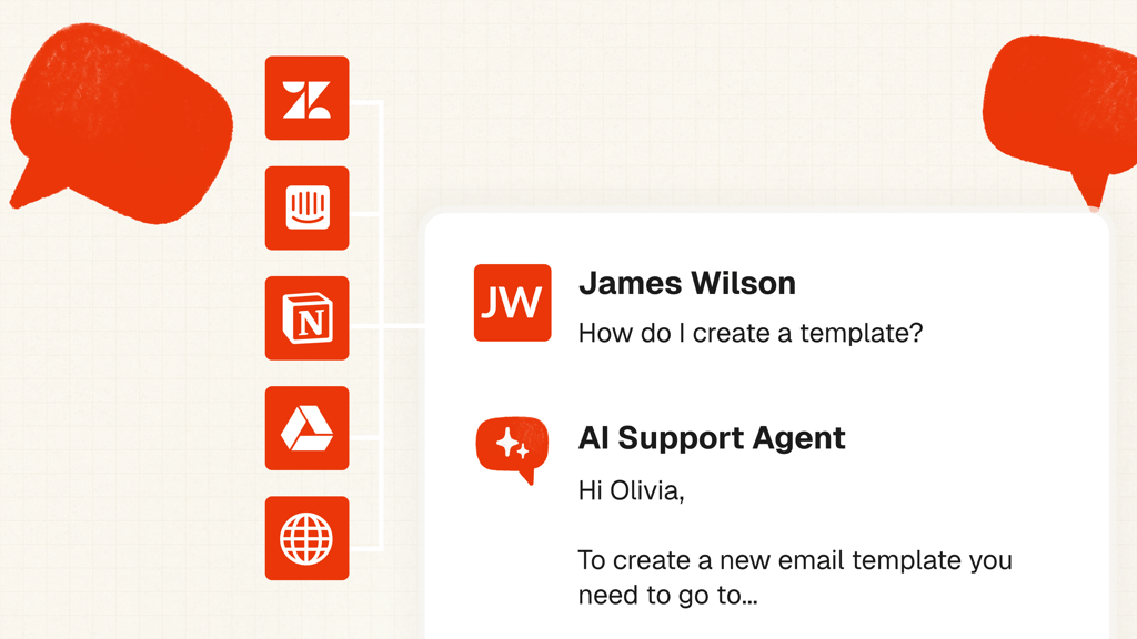 Train your AI agent on everything your team knows