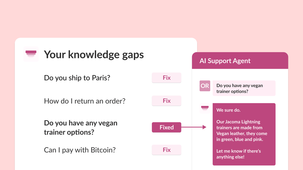 Identify knowledge gaps and improve your answers