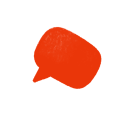 red chat bubble