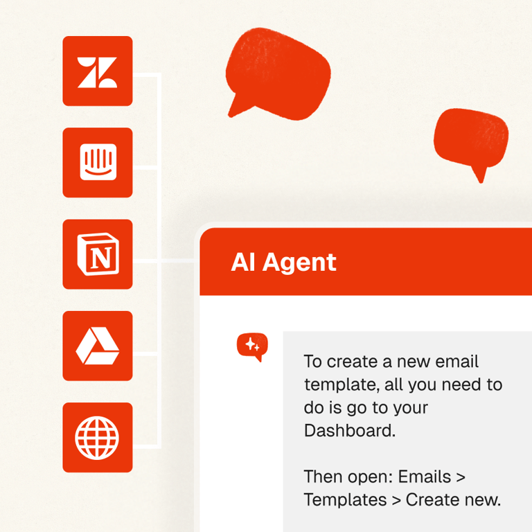 Import and add help articles and knowledge to your AI agent