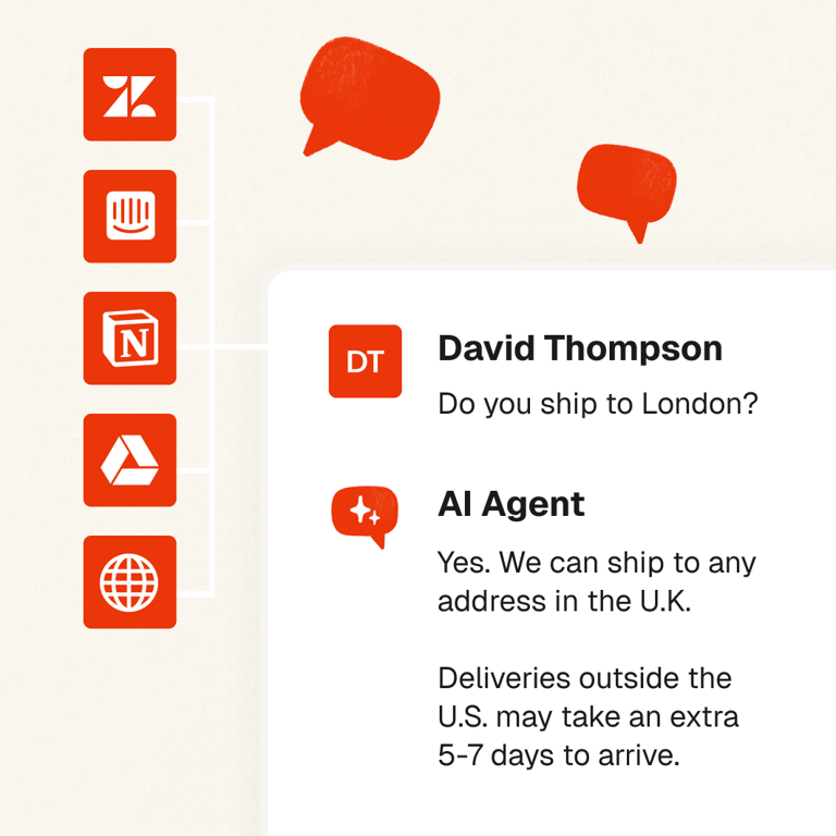 Import and add help articles and knowledge to your AI agent