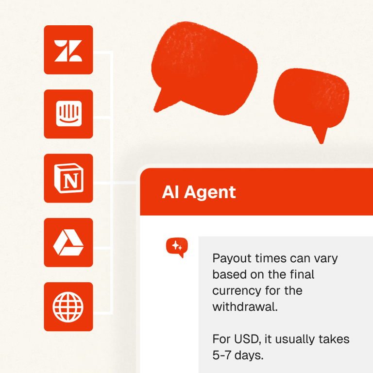 Import and add help articles and knowledge to your AI agent