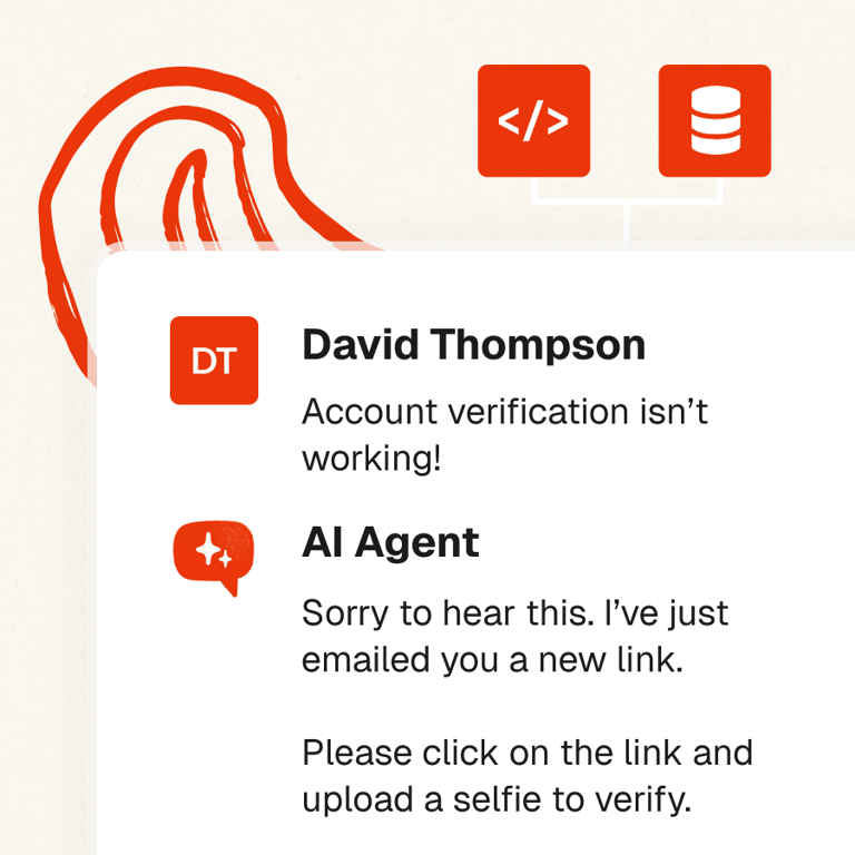 Connect your AI agent to your business systems to access user data and take action
