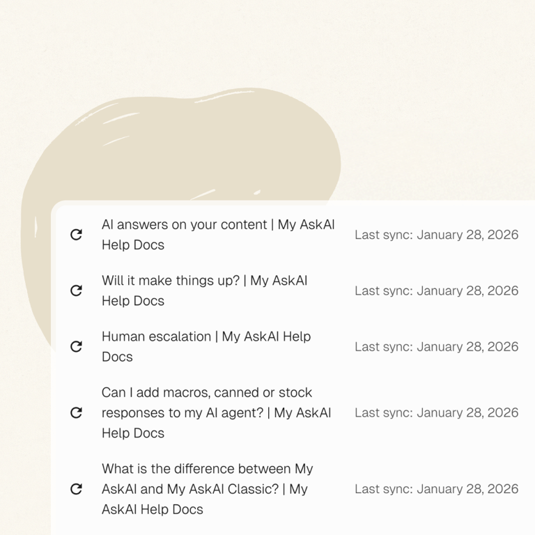 Your content automatically stays up to date without any manual work required