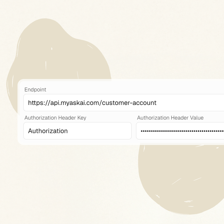 Connect your customer data with a simple API endpoint in minutes