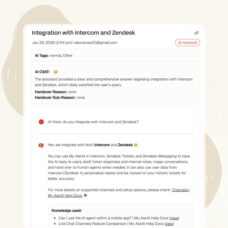 Understand exactly why your AI agent answered every question the way it did