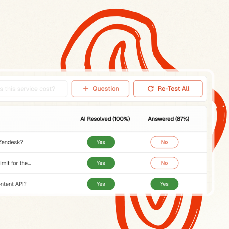 Make changes to your AI agent and instantly see how responses improve