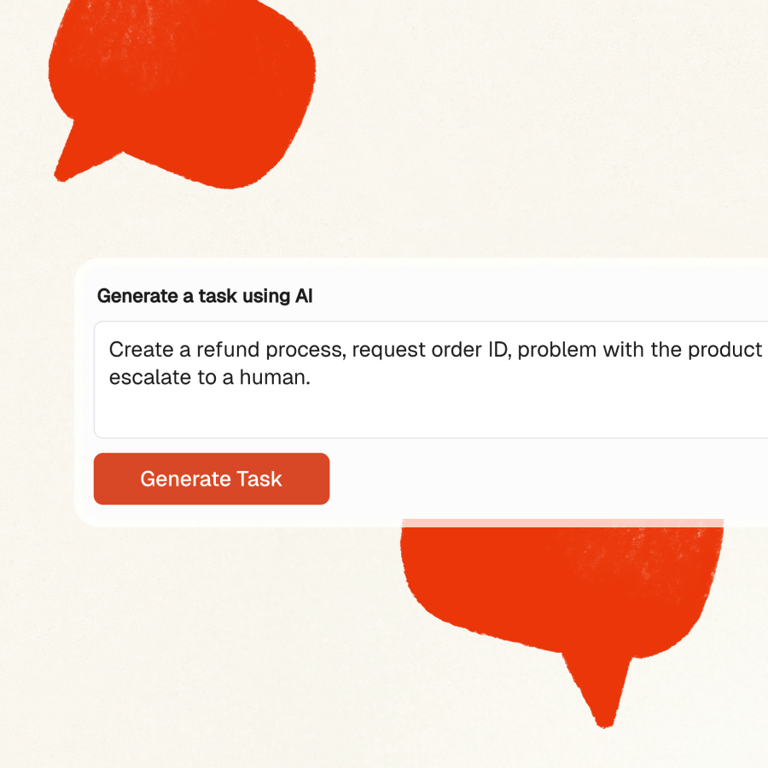 Turn your standard operating procedures into conversational AI-powered tasks