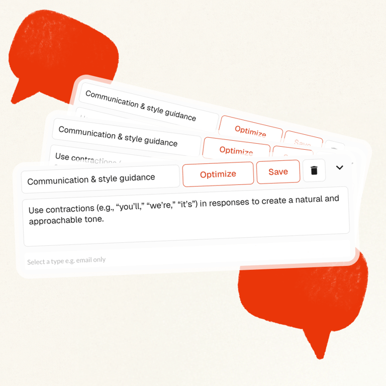Ensure your AI agent matches your brand voice in every single response
