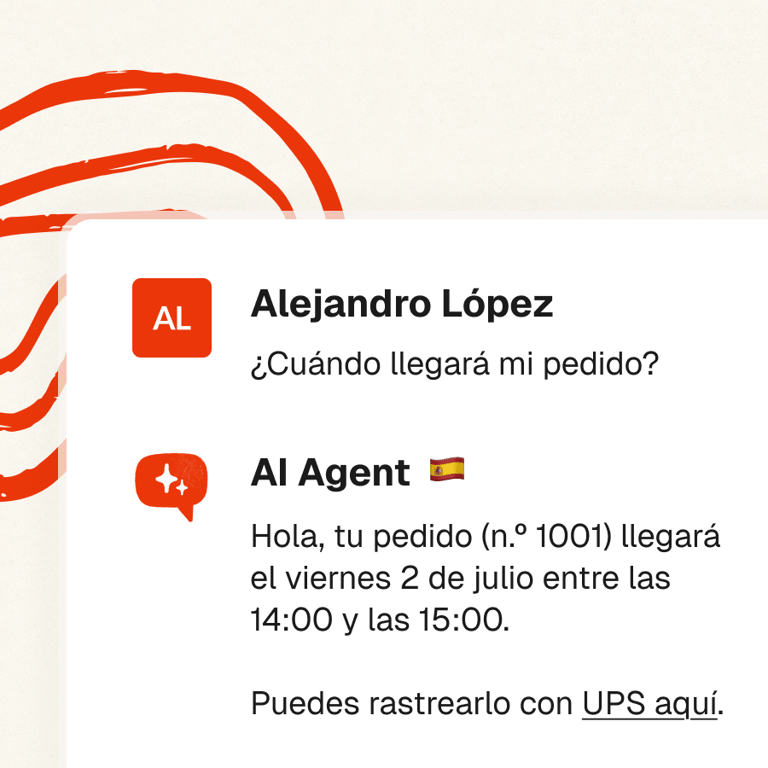 Your AI agent understands and replies in any language automatically
