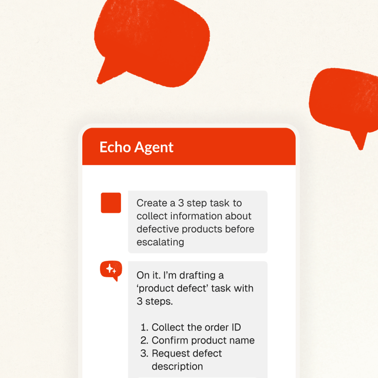 Create and update tasks and tools just by describing what you need